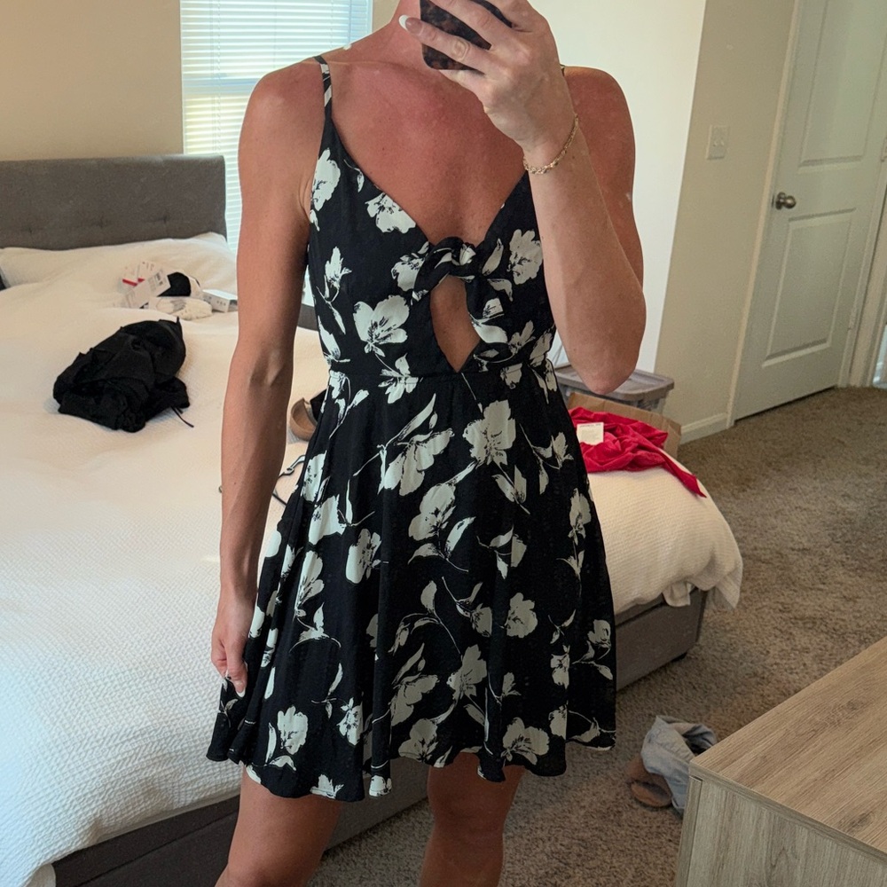 Lulu’s Black & White Dress